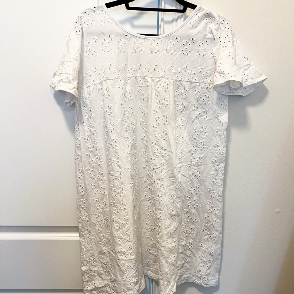 ASOS Maternity White Eyelet Dress